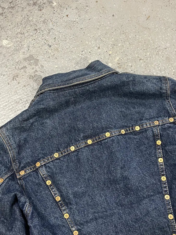 2000s Dolce & Gabbana Studded Denim Jacket WIeSSLd 6
