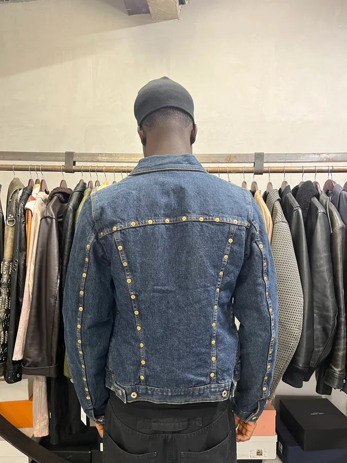 2000s Dolce & Gabbana Studded Denim Jacket WIeSSLd 2