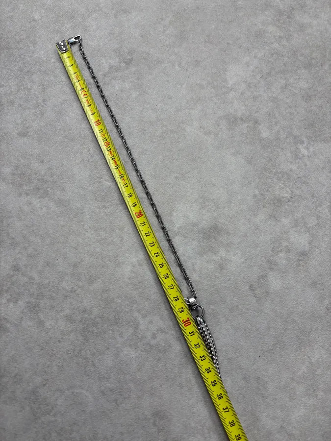 AW2005 Dolce & Gabbana Studded Grey Tooth Necklace fWPuDgK 7