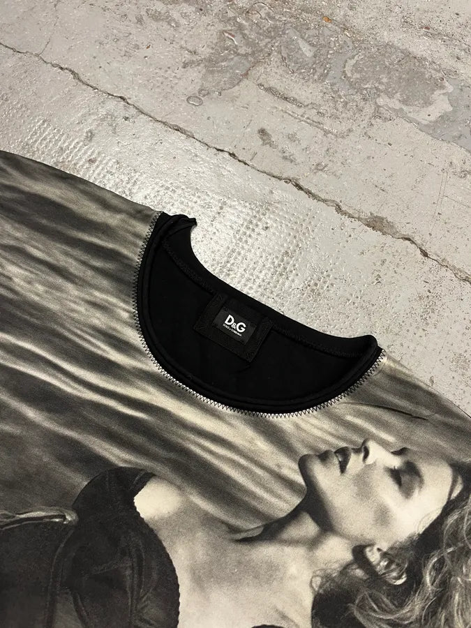 2000s Dolce & Gabbana Sun Bath Women Black T-Shirt LknuBHl 3