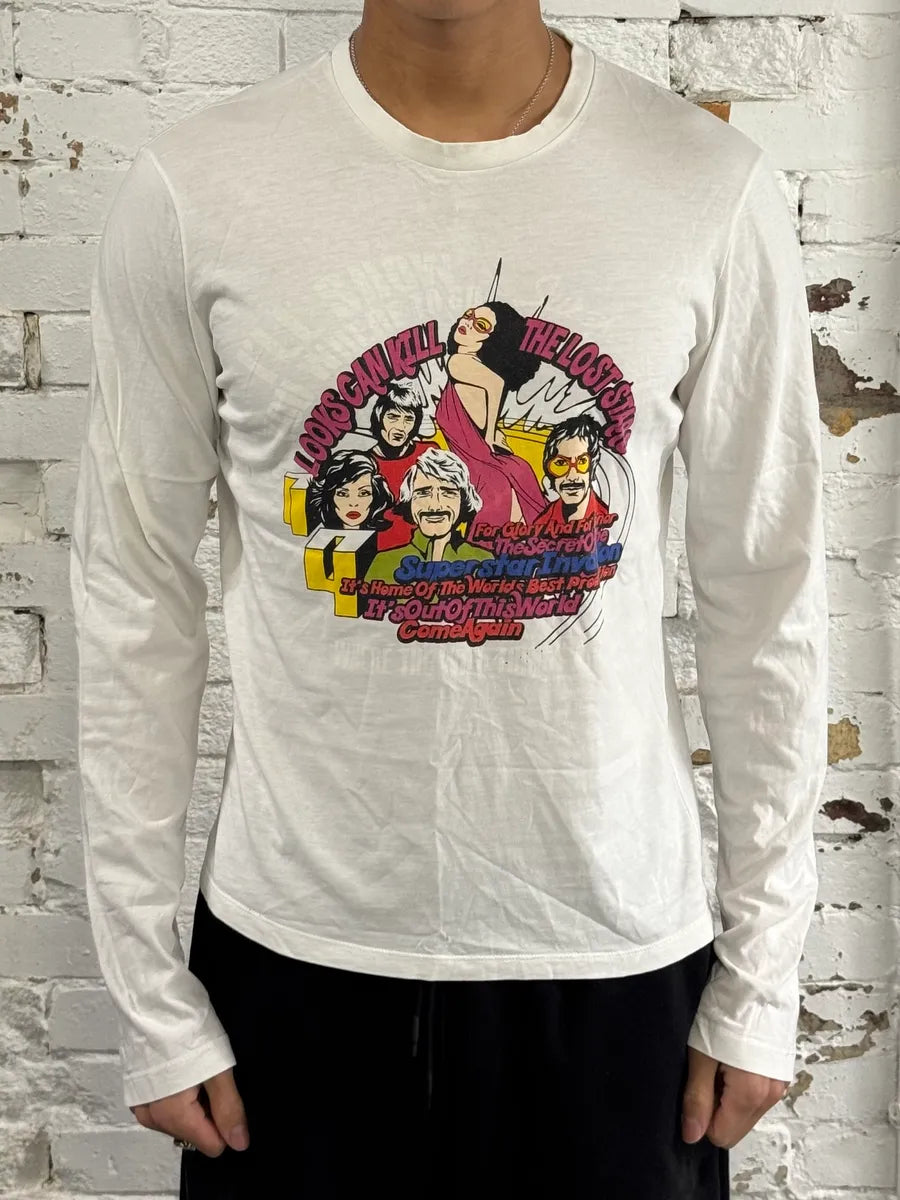 AW2004 Dolce & Gabbana Superstars White Longsleeves OoRtSJp 0