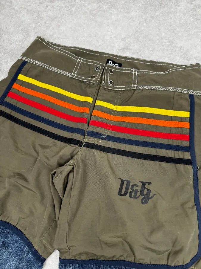 SS2006 Dolce & Gabbana Swimwear Denim Cargo Shorts qKAdqXI 6