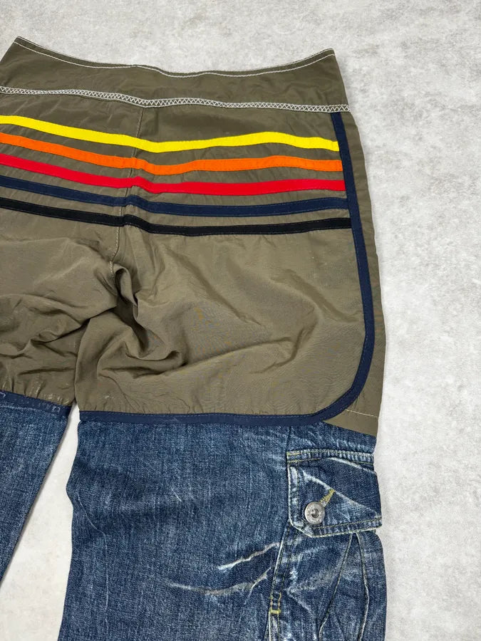 SS2006 Dolce & Gabbana Swimwear Denim Cargo Shorts qKAdqXI 7