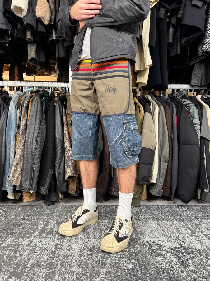 SS2006 Dolce & Gabbana Swimwear Denim Cargo Shorts qKAdqXI 4