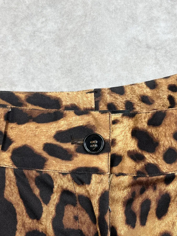 2000s Dolce & Gabbana Tan Leopard Pants vFCiTHT 9
