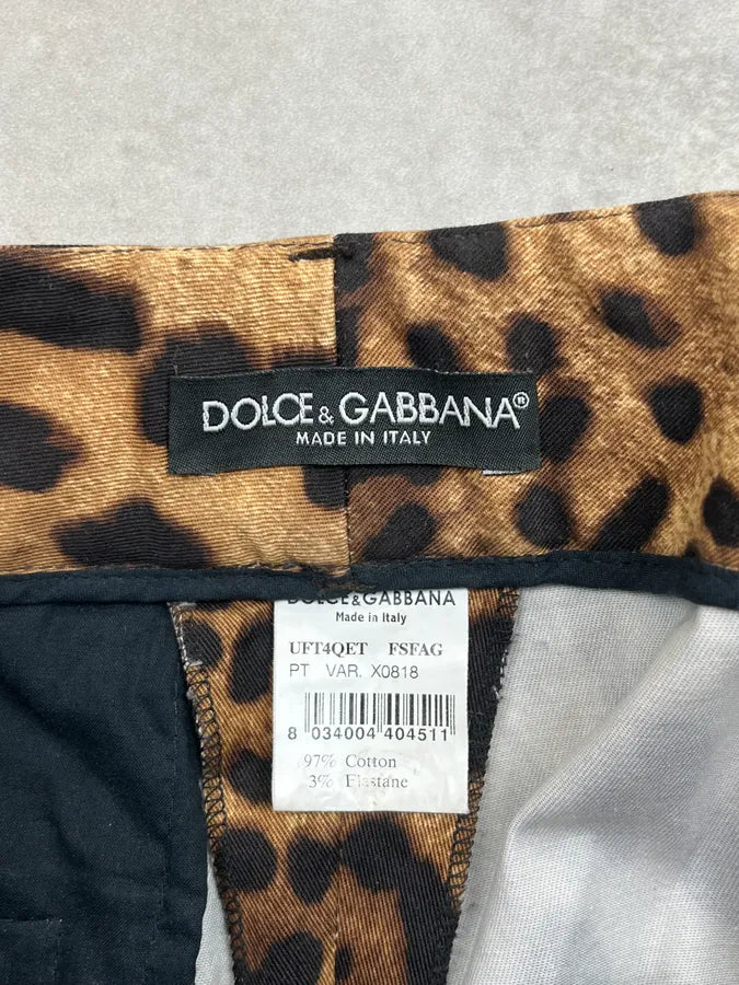 2000s Dolce & Gabbana Tan Leopard Pants vFCiTHT 11