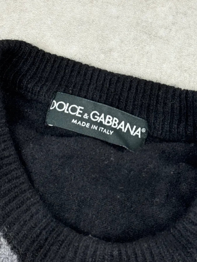 2000s Dolce & Gabbana Tartan Wool Sweater NNqjOeS 7