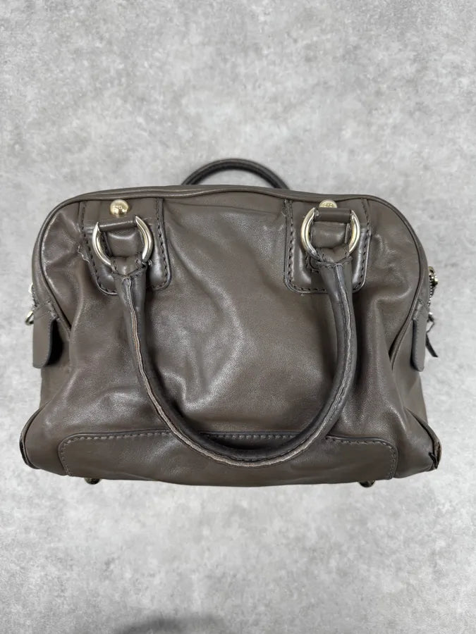 AW2010 Dolce & Gabbana Taupe Multi-Zip Leather Lily Bag gLmYJez 4