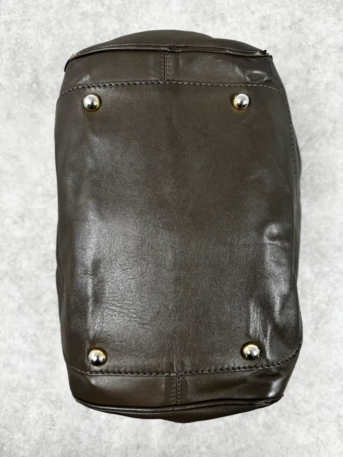 AW2010 Dolce & Gabbana Taupe Multi-Zip Leather Lily Bag gLmYJez 8