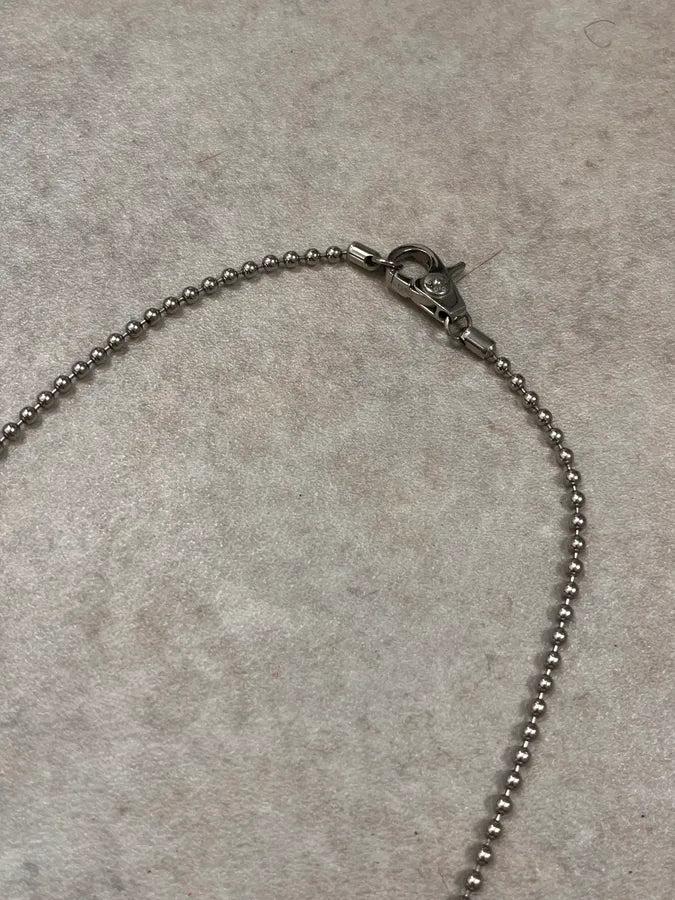2000s Dolce & Gabbana Teddy Bear Grey Necklace HrOWawq 3