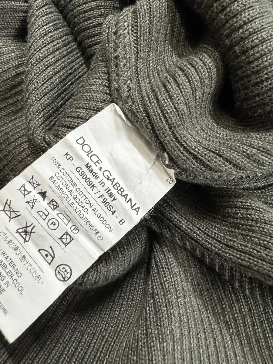 2000s Dolce & Gabbana Tern Green Knit Sweater wZsARhh 5