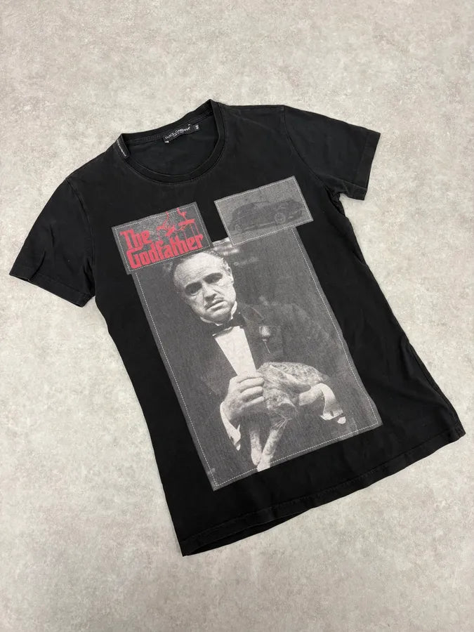 2000s Dolce & Gabbana The Godfather Black T-Shirt zbBgewA 3