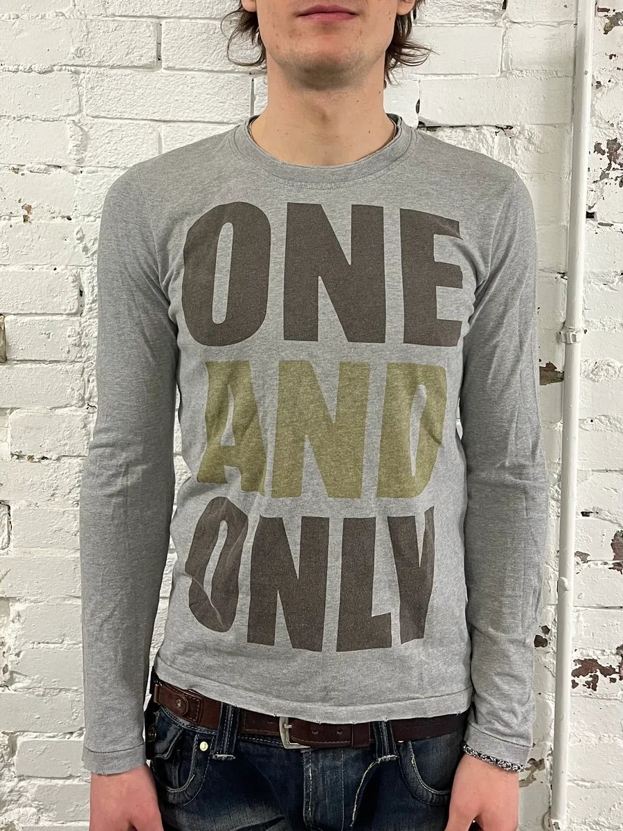 2000s Dolce & Gabbana The Only One Grey Longsleeves mdnCFxz 0