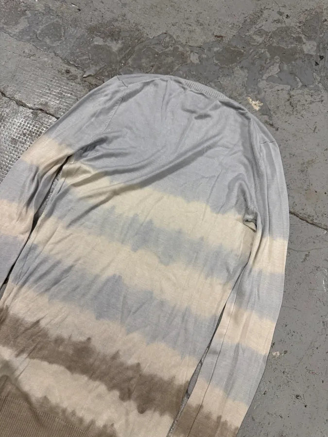 2000s Dolce & Gabbana Tie and Dye Blue Sweater sfmkYZK 3