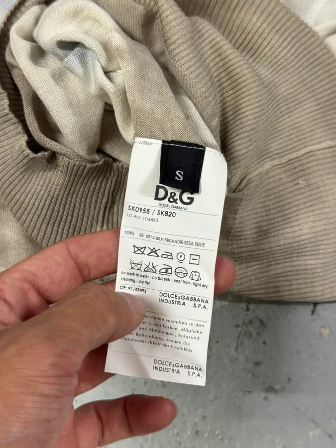 2000s Dolce & Gabbana Tie and Dye Blue Sweater sfmkYZK 6