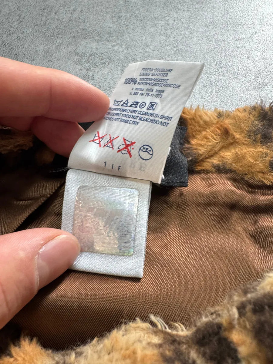 2000s Dolce & Gabbana Tiger Faux Fur Skirt SkGlKUD 6