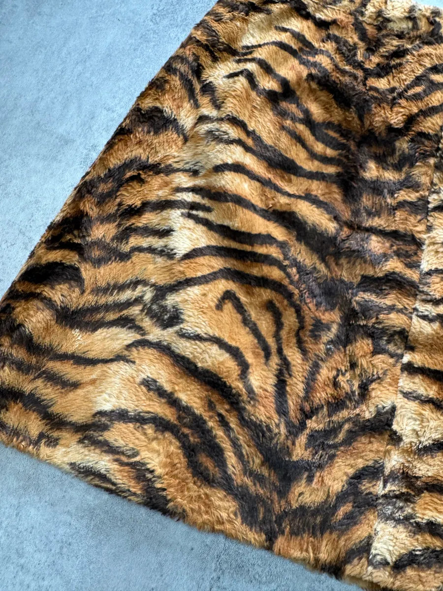 2000s Dolce & Gabbana Tiger Faux Fur Skirt SkGlKUD 7