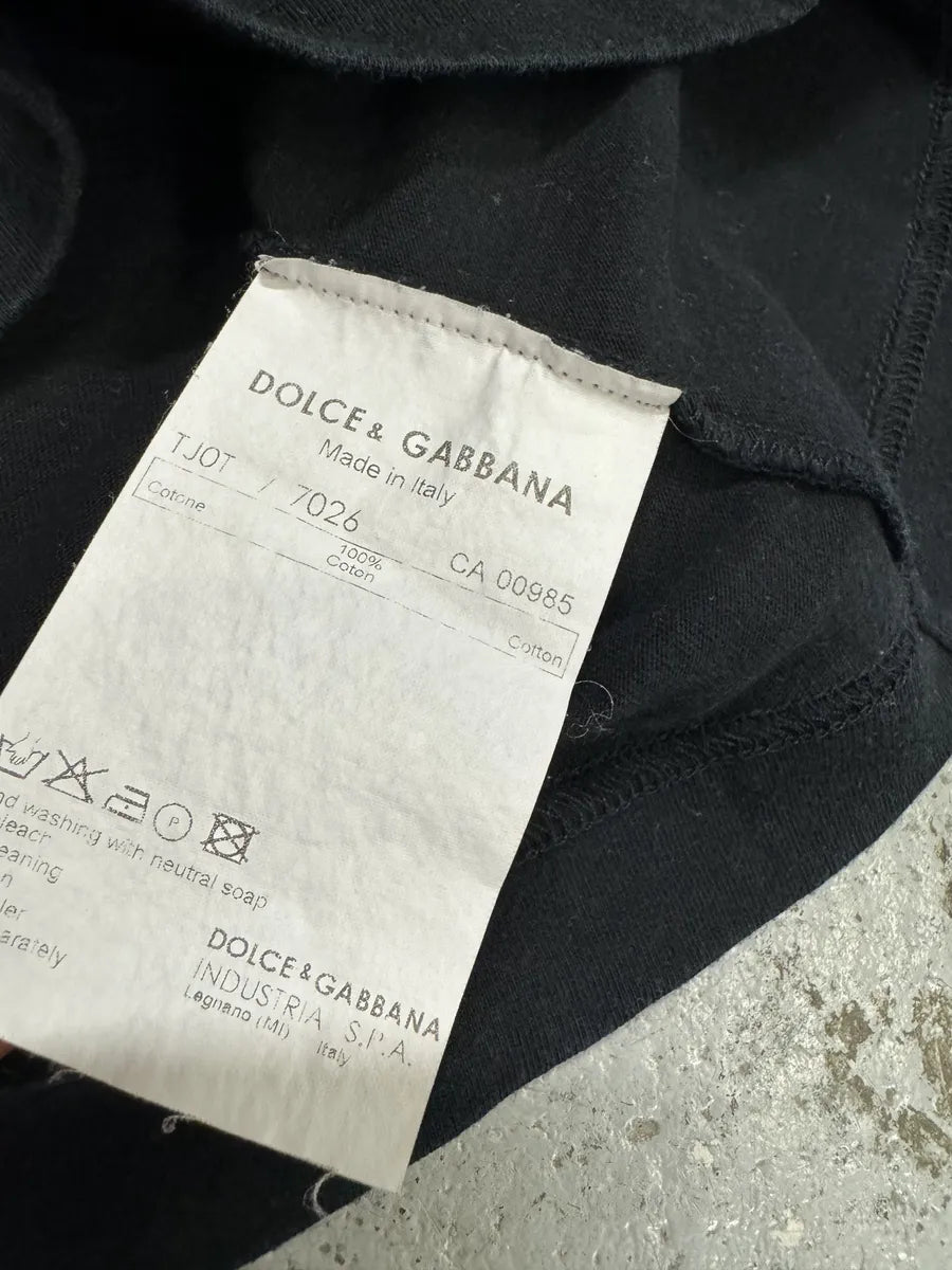 2000s Dolce & Gabbana Tres Jolies Folies Black T-Shirt YBaylbt 5