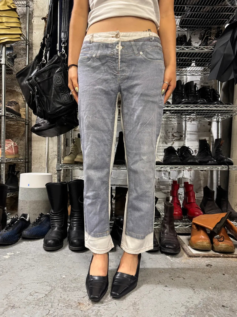 2000s Dolce & Gabbana Trompe L’oeil Pants (S) PvzevQt 0