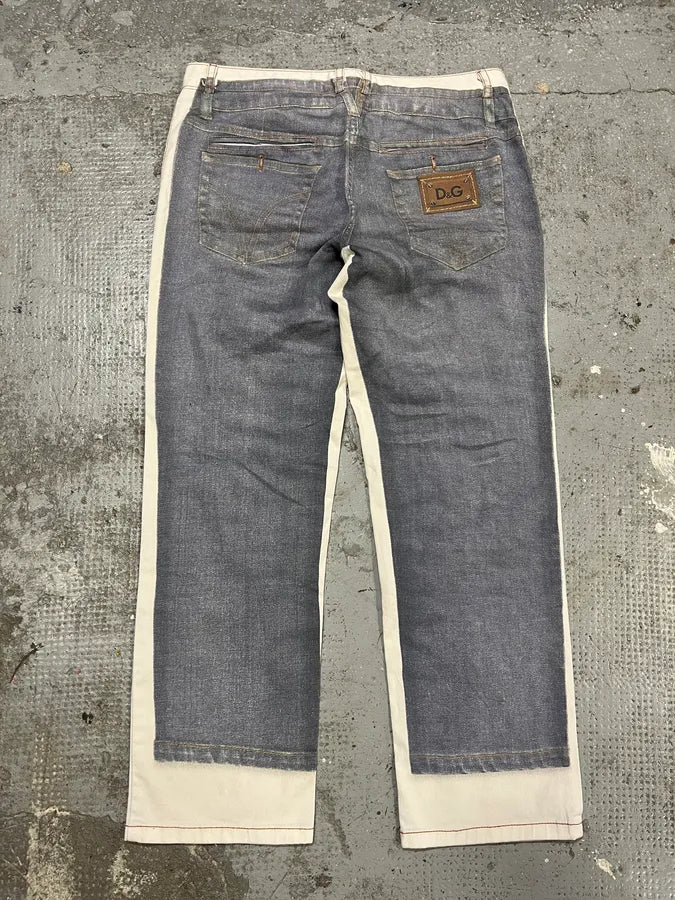 2000s Dolce & Gabbana Trompe L’oeil Pants (S) PvzevQt 4