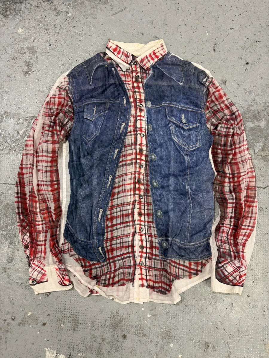 2000s Dolce & Gabbana Trompe L’oeil Shirt Longsleeves liltgyY 0