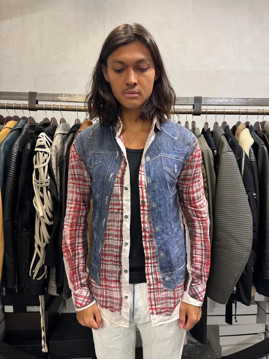 SS2010 Dolce & Gabbana Trompe L’oeil Shirt Longsleeves liltgyY 1