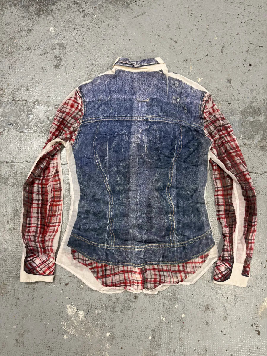 2000s Dolce & Gabbana Trompe L’oeil Shirt Longsleeves liltgyY 3