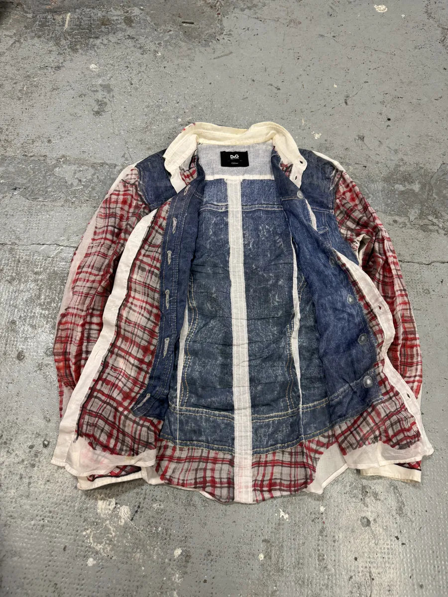 2000s Dolce & Gabbana Trompe L’oeil Shirt Longsleeves liltgyY 4