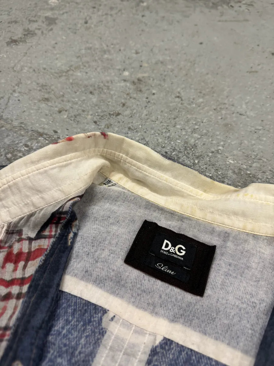 SS2010 Dolce & Gabbana Trompe L’oeil Shirt Longsleeves liltgyY 6