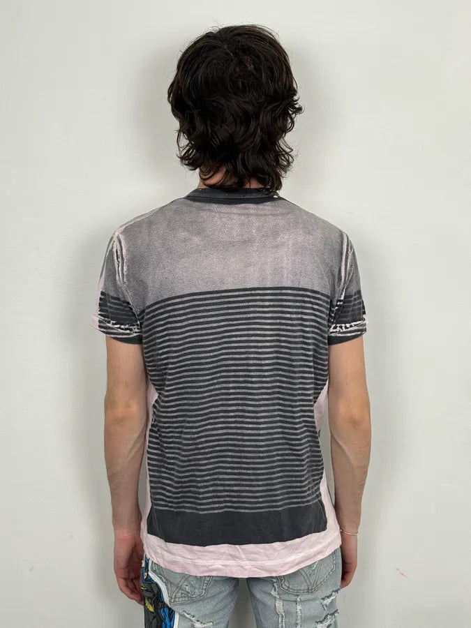 SS2010 Dolce & Gabbana Trompe L’Oeil Stripes Polo T-Shirt eJaLNxV 2