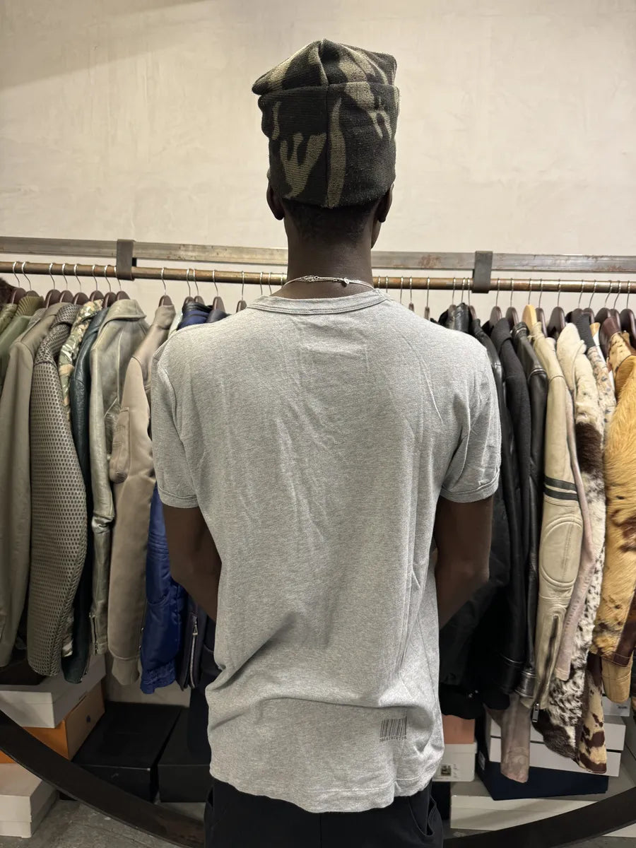 2000s Dolce & Gabbana Trompe L’Oeil Tie Grey T-Shirt gbevJJV 1