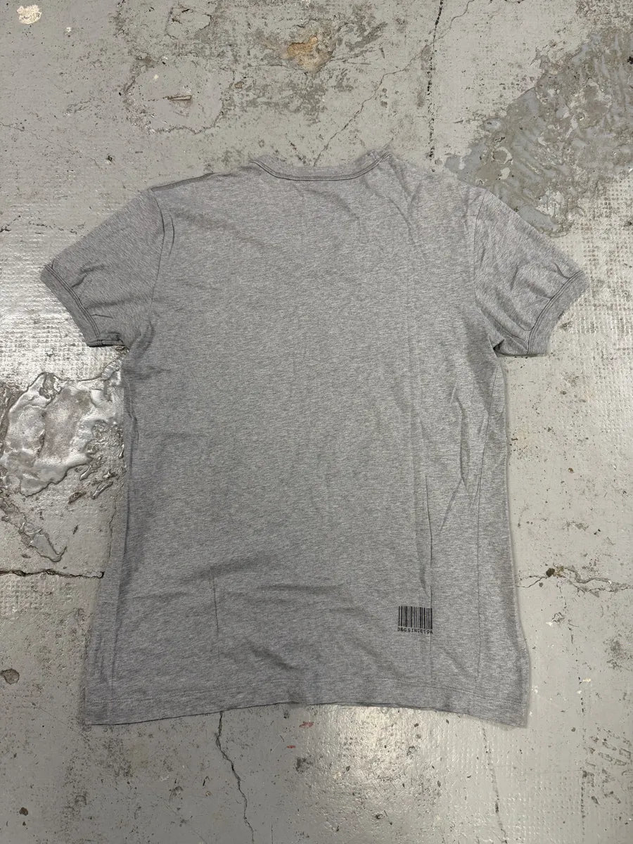 2000s Dolce & Gabbana Trompe L’Oeil Tie Grey T-Shirt gbevJJV 4