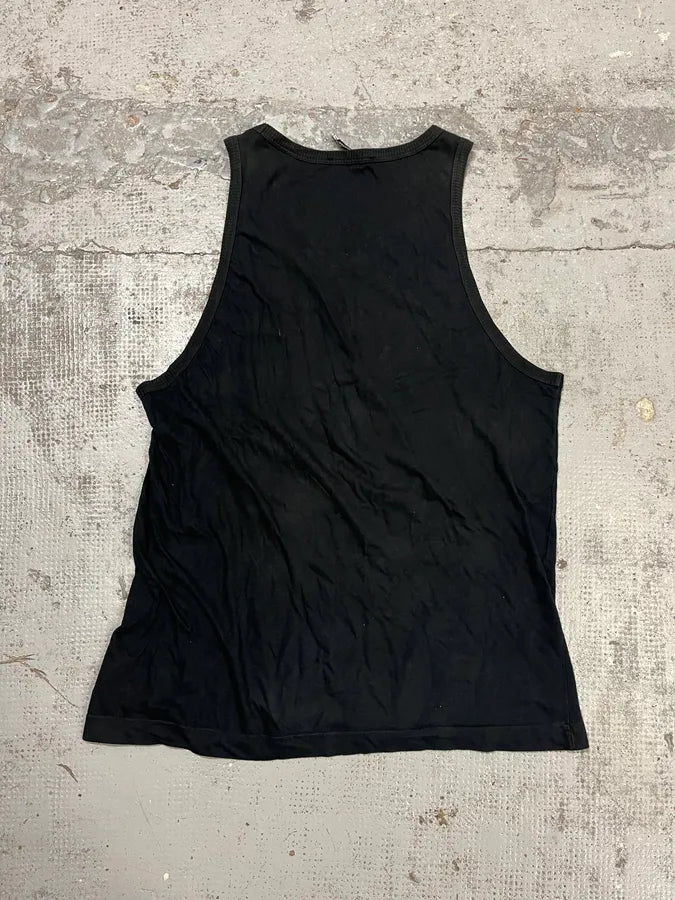 2000s Dolce & Gabbana Très Jolies Folies Black Tank Top CYWILCO 6