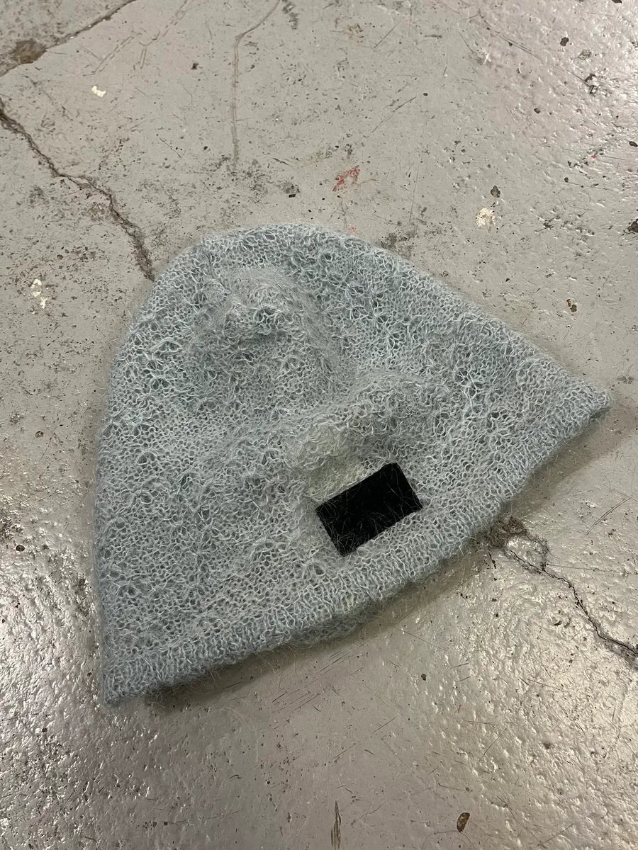2000s Dolce & Gabbana Turquoise Mohair Beanie CVCfjuB 0