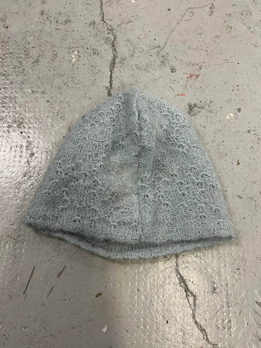 2000s Dolce & Gabbana Turquoise Mohair Beanie CVCfjuB 4