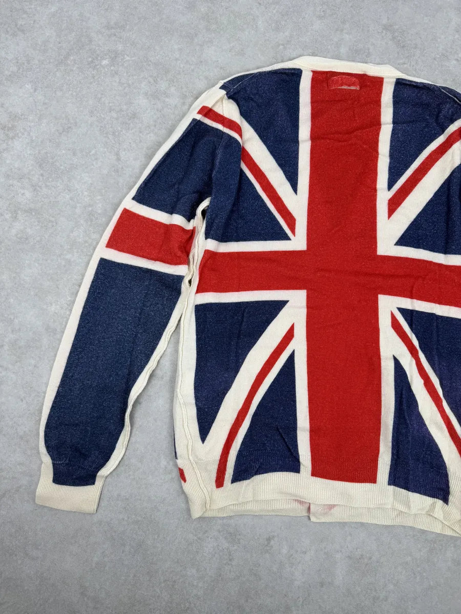 2000s Dolce & Gabbana UK Flag Cardigan Sweater DKemGkp 4