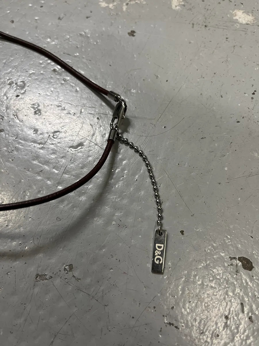 2000s Dolce & Gabbana UK Flag Dog Tags Necklace HAWXQnR 6