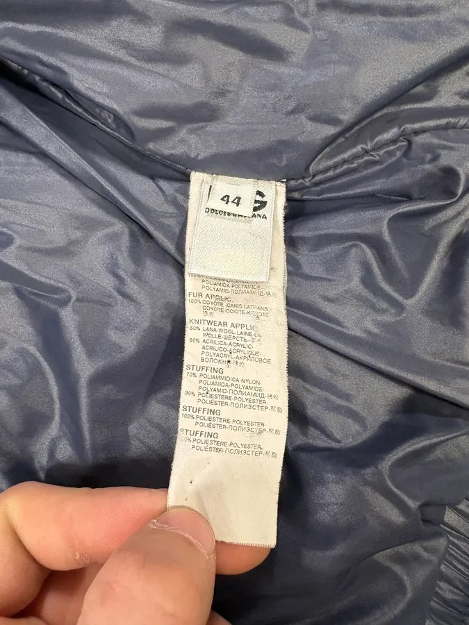 2000s Dolce & Gabbana UK Flag Hooded Red & Navy Puffer Vest Jacket JbSDrcP 12