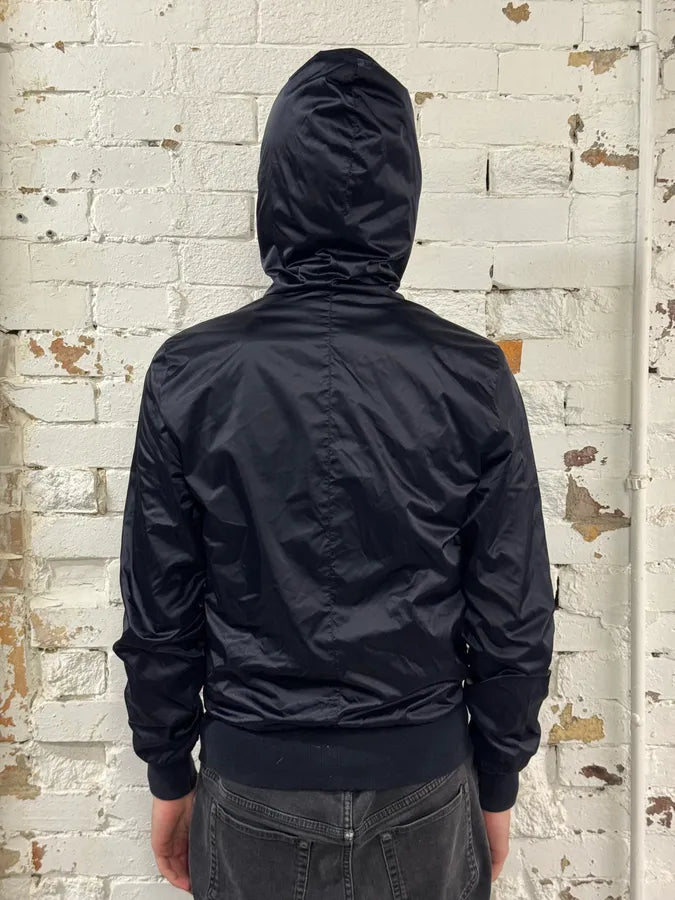 2000s Dolce & Gabbana UK Flag Navy Nylon Hooded Jacket ktWdVWB 2