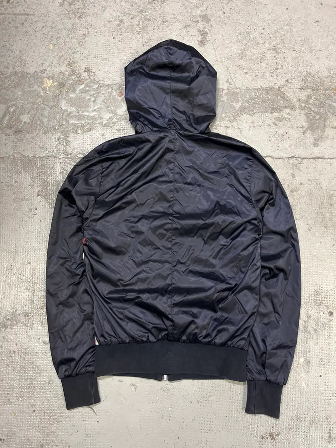 2000s Dolce & Gabbana UK Flag Navy Nylon Hooded Jacket ktWdVWB 6