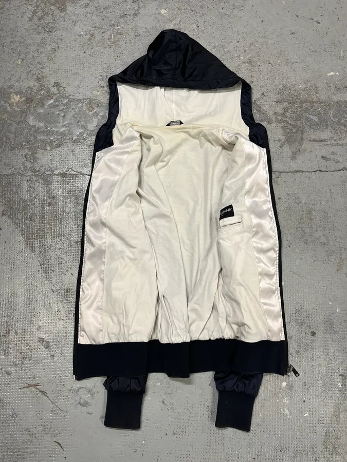 2000s Dolce & Gabbana UK Flag Navy Nylon Hooded Jacket ktWdVWB 8