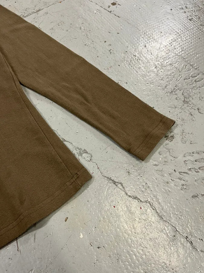 2000s Dolce & Gabbana V-Neck Cross Brown Longsleeves xvelTAt 5