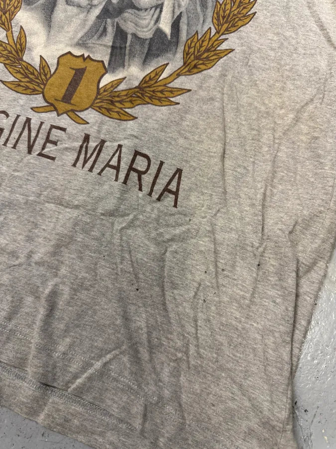 2000s Dolce & Gabbana Vergine Maria Grey T-Shirt VaywFkO 6