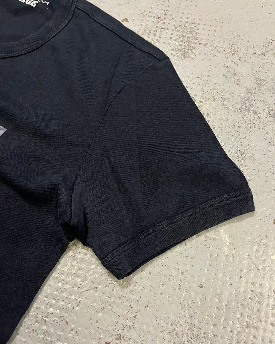 2000s Dolce & Gabbana Vintage Black Playboy Lady T-Shirt tzFdwgp 5
