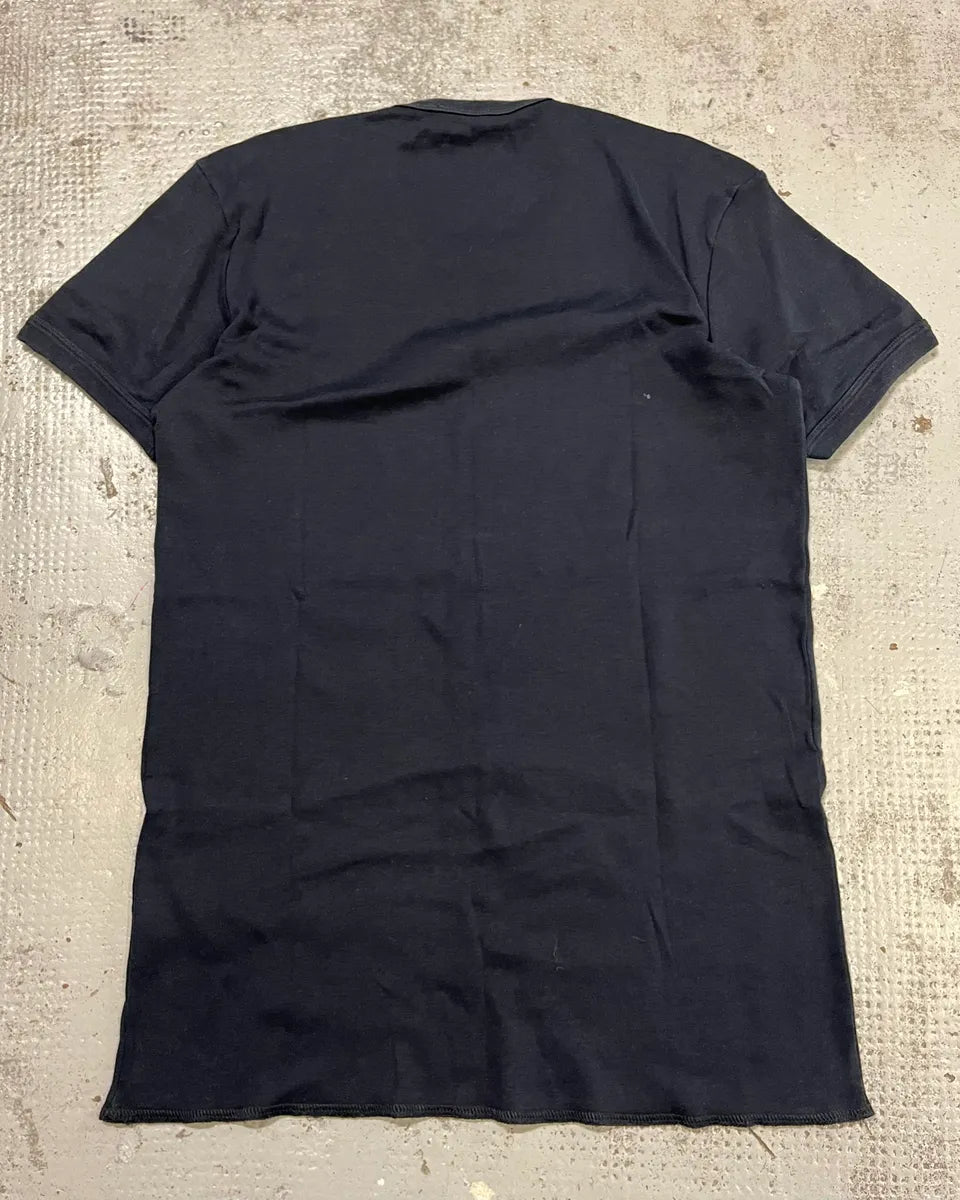 2000s Dolce & Gabbana Vintage Black Playboy Lady T-Shirt tzFdwgp 6