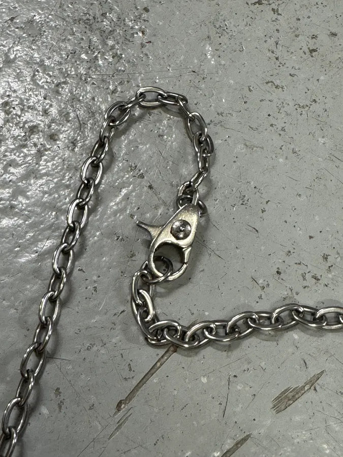 2000s Dolce & Gabbana Warning Pendant Necklace qmLSFbu 4