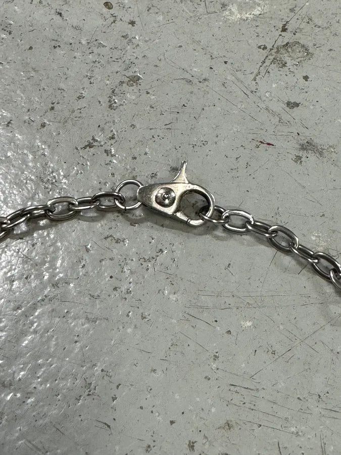 2000s Dolce & Gabbana Warning Pendant Necklace qmLSFbu 6