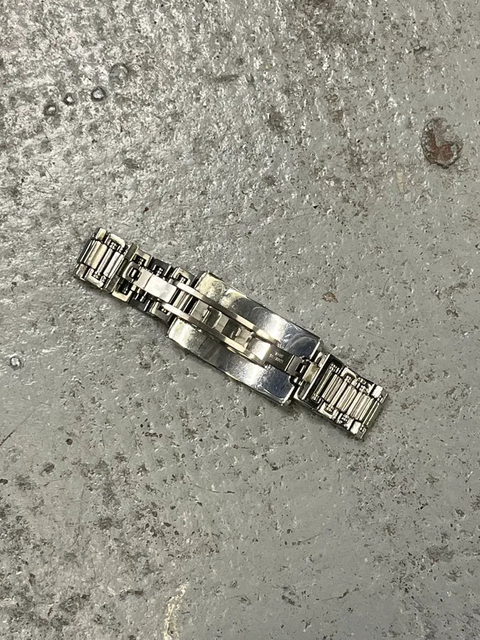 2000s Dolce & Gabbana Warning Stainless Steel Bracelet EtbXjHg 3
