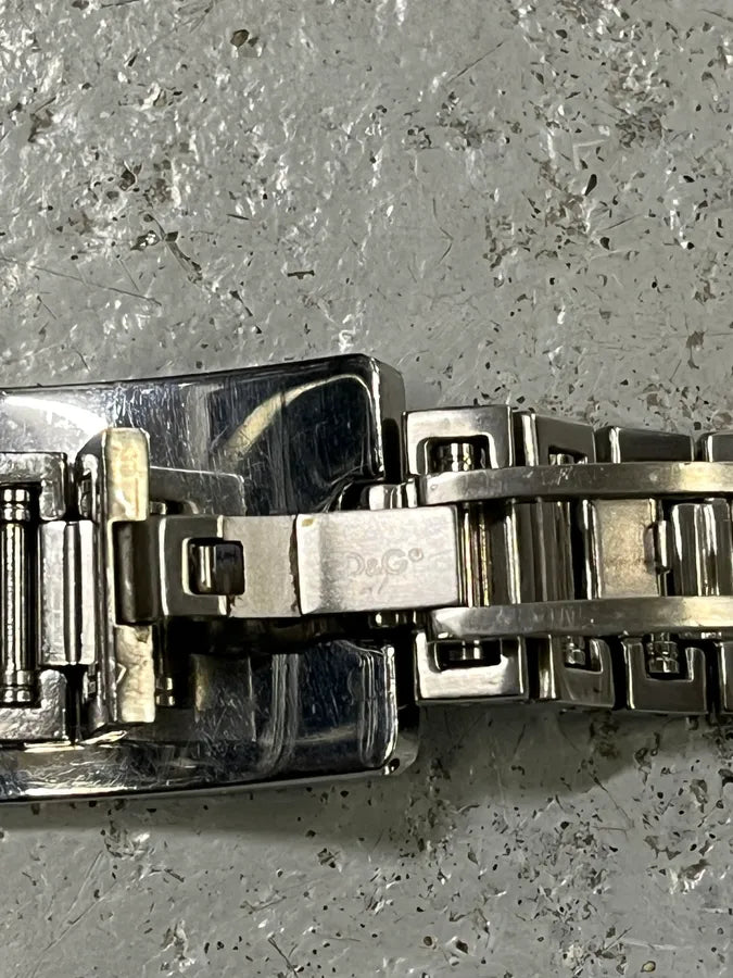 2000s Dolce & Gabbana Warning Stainless Steel Bracelet EtbXjHg 5