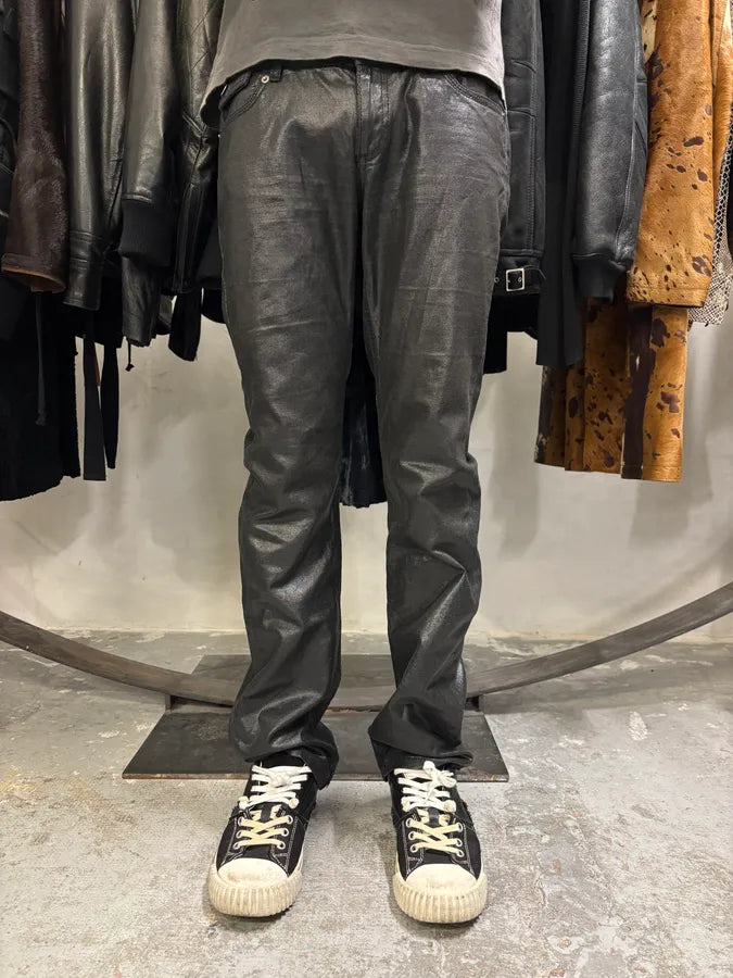 2000s Dolce & Gabbana Waxed Denim Jeans (S) vpeLvrr 1